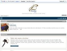 Tablet Screenshot of guarnicionerialopez.com